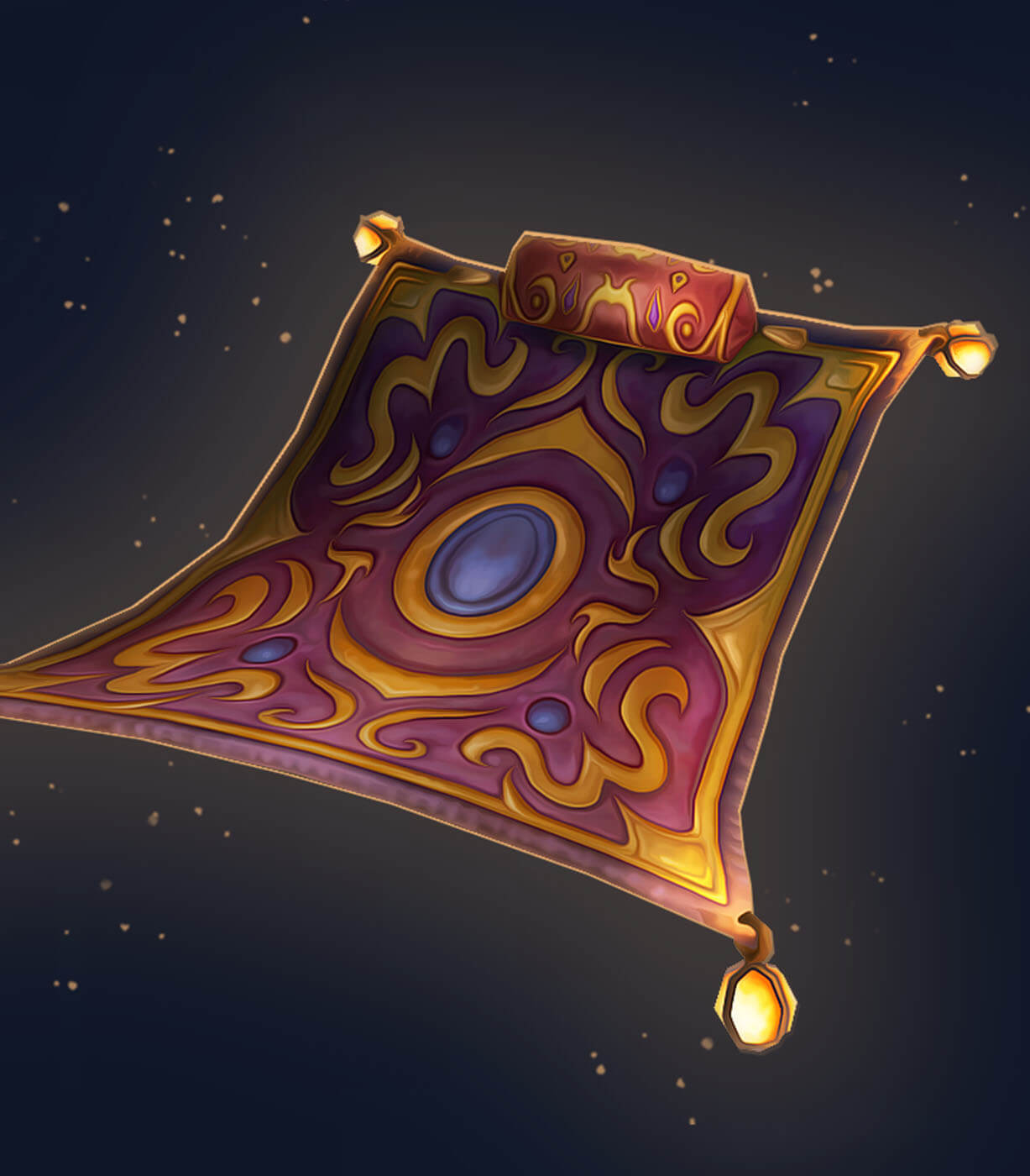 Frosty Flying Carpet Mount